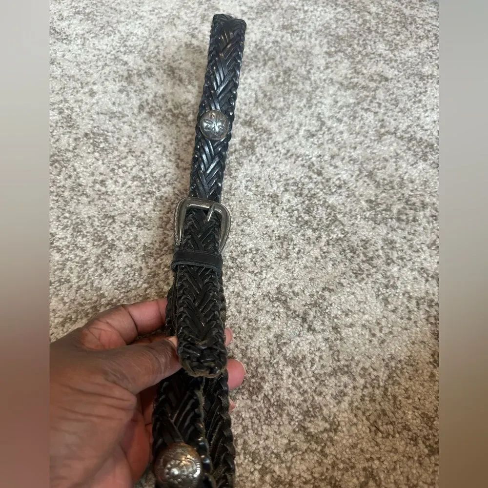 Fossil Black Women’s Braided Belt M